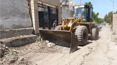 بوابة جديدة وتمهيد الطريق لمقابر الإسماعيلية