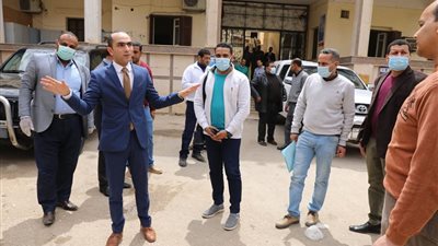 نائب محافظ سوهاج يتفقد أعمال التطهير بأخميم وحي الكوثر