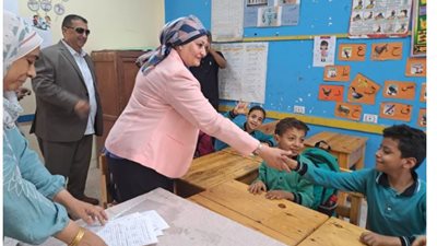 مدير تعليم القاهرة فى جولة ميدانية بمدارس إدارة حلوان