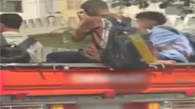 ضبط سائق ربع نقل حوّل صندوق سيارته لوسيلة نقل طلاب بالشرقية