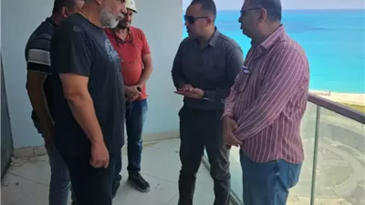 رئيس جهاز العلمين الجديدة يوجه بتسريع أعمال أبراج LD04