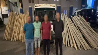 «سرقوا خشبة المقاول».. ضبط مرتكبي واقعة سرقة أخشاب البناء بدمياط