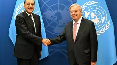 جوتيريش يعرب عن تقديره واعتزازه بالرئيس السيسي ويثمن دور مصر في حفظ استقرار المنطقة