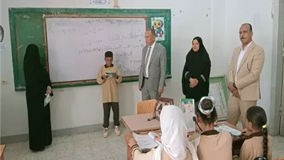 وكيل وزارة التعليم بأسيوط يتفقد بعض المدارس الجديدة