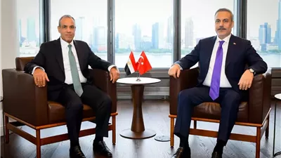 بدر عبد العاطي يبحث مع نظيره التركي تطورات الأزمة الإيرانية