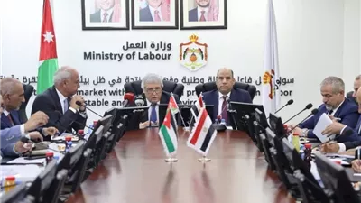 وزير العمل يبحث مع نظيره الأردني أوضاع العمالة المصرية