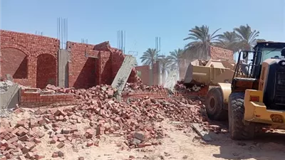إزالة 53 حالة تعدٍ على مساحة 12725 مترًا من أملاك الدولة