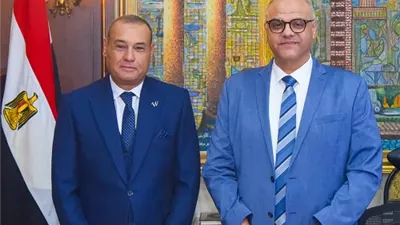 رفاعى يشكر محافظ الإسكندرية على حفاوة الاستقبال