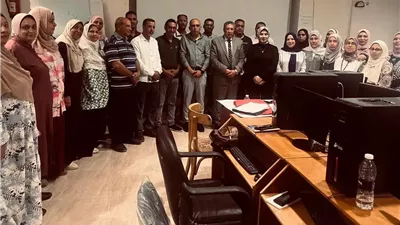 وكيل تعليم البحيرة يتفقد مدرسة الشهيد عماد مطاريد