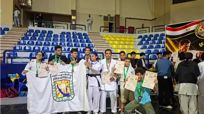 أبطال جنوب سيناءيحصدون المراكزالأولى ببطولةالبطل الذهبي للكاراتيه
