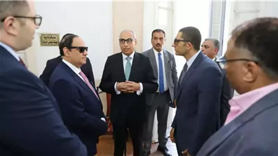 رئيس مجلس الدولة يبحث مع محافظ بورسعيد أوجه التعاون والتنسيق مع المحافظة
