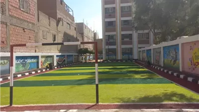 حماة الوطن يطور ملعب مدرسة «أبو بكر الصديق بالمنيا