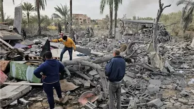 استشهاد 7 فلسطينيين في غزة جراء غارات إسرائيلية