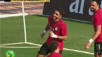 مرموش يسجل الهدف الثانى لمنتخب مصر ضد جنوب السودان.. فيديو