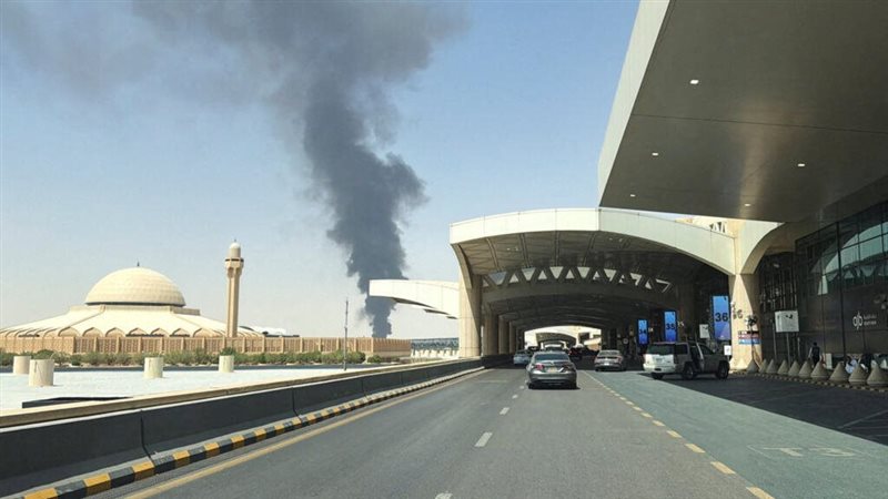 استهداف مطار بالسعودية