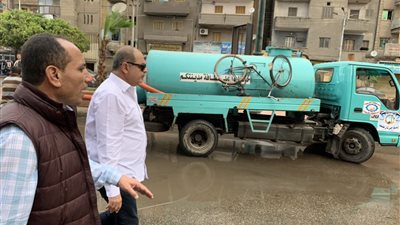امطار غزيرة ورياح شديدة بمدن محافظة الغربية لليوم الثالث على التوالي