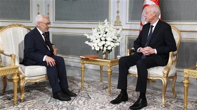 قيس سعيد يستقبل راشد الغنوشي للمرة الأولى بعد وصوله للرئاسة