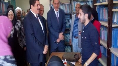 محافظ القليوبية يشيد بجهود المشاركين بقافلة جامعة الزقازيق بقرية منية السباع
