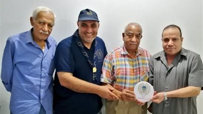 مفوض كشافة المجمعة بالسعودية في زيارة لرواد مصر
