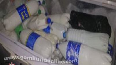 ضبط 3700 كيلومنتجات اللبان غير صالحة للاستهلاك الادمى بالعطارين
