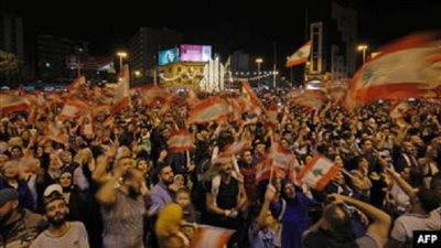 احد الوحدة يشعل التظاهرات اللبنانية ببيروت