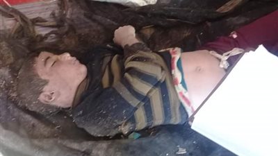 العثور على طفل غريق فى بحر طناح دقهلية