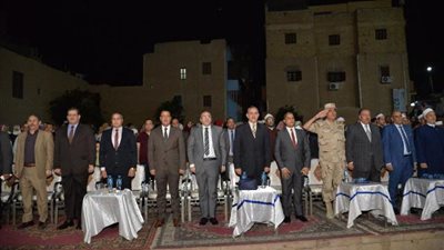 محافظ أسيوط يشهد إحتفالية مديرية الثقافة بالمولد النبوى الشريف بقناطر المجذوب الاثرية