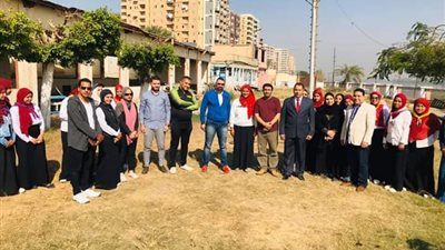 عميد آداب بنى سويف يفاجأ تدريب الجواله