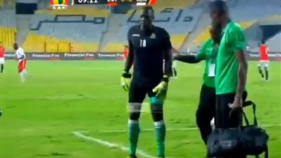 منتخب كينيا يخسر حارسه الأساسي بعد 5 دقائق امام الفراعنة