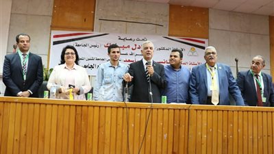 الخباز أميناً و عبد الحميد مساعداً لاتحاد طلاب جامعة المنوفية
