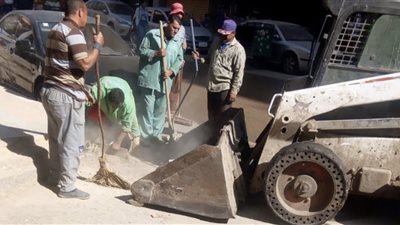 حملات نظافة مكثفة لأزالة القمامة والأتربة بشوارع الفاتح والمحطة والحكمة والجلاء والحلو بطنطا