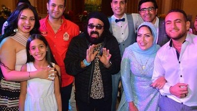 أبو الليف وأحمد شوقى فى حفل خطوبة شقيقة محمد سمير