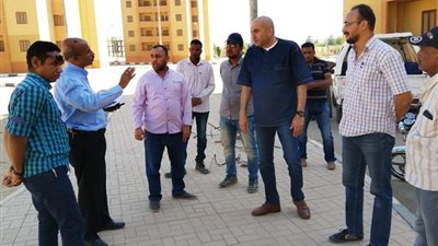 رصد الملاحظات الأخيرة بشقق الإسكان الإجتماعى بطود الأقصر