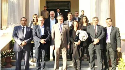 رئيس جامعة بنها يبحث التعاون المشترك مع الملحق الثقافى الفرنسى