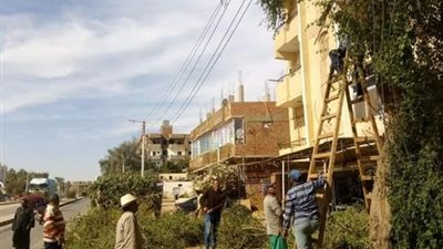 بالصور.. رؤساء الأحياء يقودون حملة نظافة ورفع مخلفات بالوادى الجديد