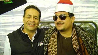 احمد عمر هاشم و ممدوح عامر يحتفلان بالمولد النبوى بالمنايل