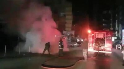 الحماية المدنية تسيطر على حريق داخل مخزن فى الشيخ زايد دون إصابات