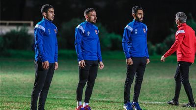 مران استشفائي للاعبي الأهلي المشاركين في لقاء الجونة