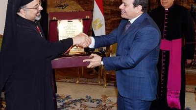 الرئيس يؤكد لوفد البطارقة الكاثوليك تقدير الدولة للقيادات الدينية المصرية والدولية..فيديو