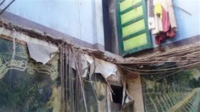 مصرع ربة منزل اثر انهيار سقف المنزل باسيوط