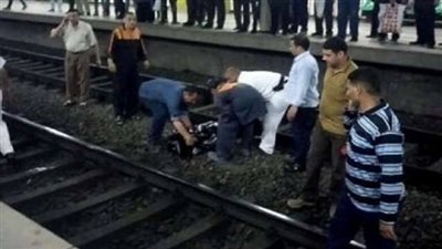 مصرع شاب تحت عجلات القطار بمحطة شبرا الخيمة