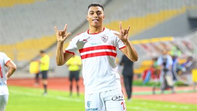 مصطفى محمد يرد على بلال ويحرز هدف التقدم للزمالك على بيراميدز