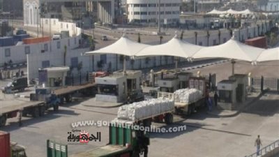 دخول وخروج 9500 شاحنه عبرالبوابات الجمركية لميناء الاسكندرية
