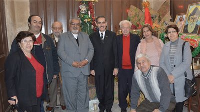 محافظ الغربية يزور بطريركية الروم الكاثوليك 