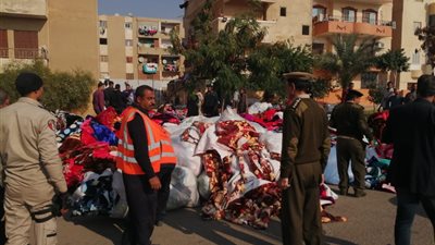 جهاز العاشر من رمضان يشُن حملات مكبرة لإزالة التعديات .. صور
