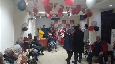 المصريين الأحرار بالإسكندرية يحتفل برأس السنة مع الأطفال الأيتام