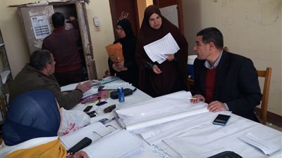 مدير تعليم قها يتابع أعمال امتحانات المرحلة الإعدادية بأجهور الكبري