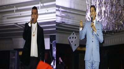 الليثي وشيبة وانستازيا ليلة الطرب الشعبي بحضور كامل العدد.. صور