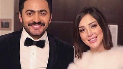 اول ظهور لبنات تامر حسنى وبسمة بوسيل .. صور