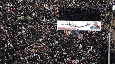 قتلى وجرحى في تدافع مشيعي سليماني بكرمان الإيرانية